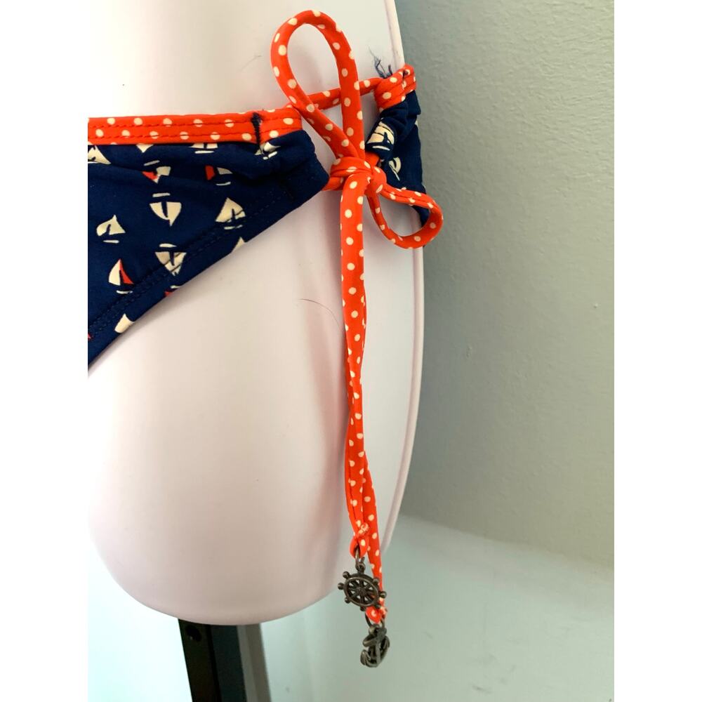 Sperry Top-Sider Nautical Sailboat Print Bikini Large - Picture 5 of 9
